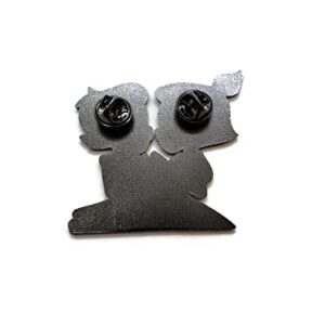 Grom Pin House Owl Metal Enamel