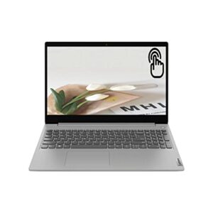 Lenovo IdeaPad 3 15.6" HD(1366x768) Touch Business Laptop, Intel 11th Generation Core i3-1115G4 up to 3 GHz, 8GB DDR4 RAM, 256GB SSD, Webcam, Bluetooth, WiFi, Win 11, Platinum Gray, EAT 64GB SD Card