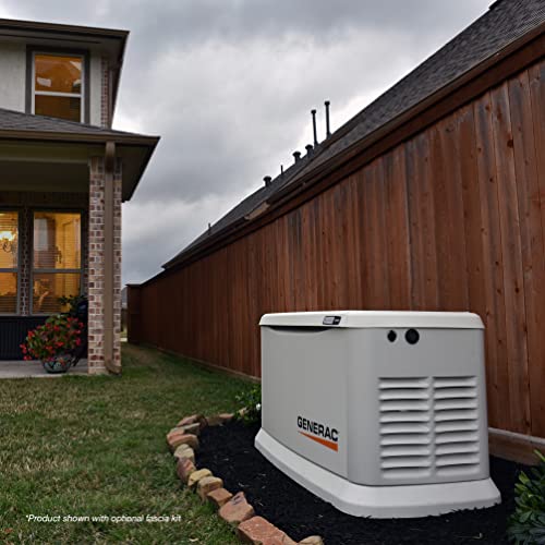 Generac 7210 24kW Air Cooled Guardian Series Home Standby Generator with 200-Amp Transfer Switch - Comprehensive Protection - Smart Controls - Versatile Power - Wi-Fi Connectivity - Real-Time Updates