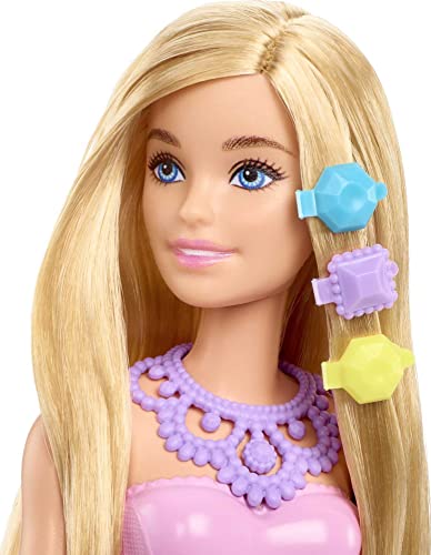 Barbie Dreamtopia Fairytale Surprise Box with Barbie Doll and 24 Gifts Including Fairytale Fashions, Magical Pets and Accessories