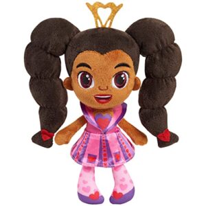 disney junior alice’s wonderland bakery 8 inch princess rosa small plush doll, officially licensed kids toys for ages 3 up by just play