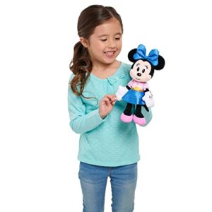 Disney Junior Minnie Mouse Small Plush Stuffed Animal, Officially Licensed Kids Toys for Ages 2 Up by Just Play