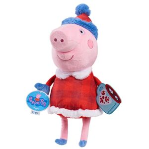 Peppa Pig Large Holiday Plush, Kids Toys for Ages 2 Up, Gifts and Presents by Just Play