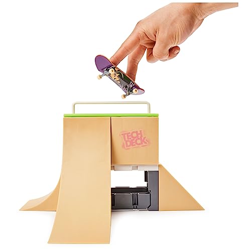 TECH DECK, Competition Wall X-Connect Park Creator, Customizable and Buildable Ramp Set with Exclusive Fingerboard, Kids Toy for Boys and Girls Ages 6 and up