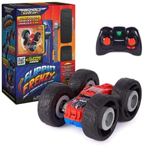 air hogs super soft, flippin’ frenzy, 360 spinning action, 2-in-1 stunt vehicle remote control car, kids toys for kids 4 and up
