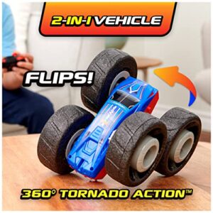 Air Hogs Super Soft, Flippin’ Frenzy, 360 Spinning Action, 2-in-1 Stunt Vehicle Remote Control Car, Kids Toys for Kids 4 and up