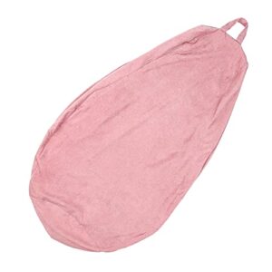 HIHTGS Adult Toy Corduroy Storage Soy Bag Bean Bag, Bean Bag Chair Lazy Sofa Beanbag Cover Bean Bag Sofa Chairs Cover Bean Bag Chair Cover(No Filler) (Pink, 27.56inch X 31.50inch)