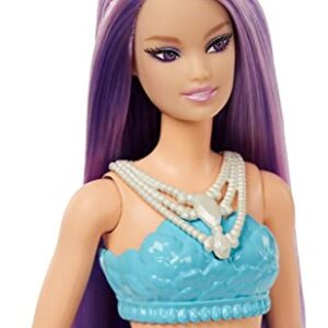Barbie Dreamtopia Mermaid Doll with Purple Hair, Blue & Purple Ombre Tail & Tiara Accessory