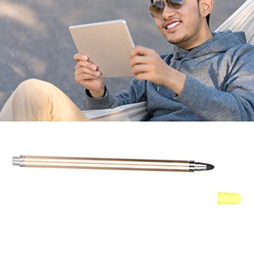 Stylus Pens, Wide Compatibility Tablet Pen Wear Resistant Accurate Control for Smart Phones for Tablets(Gold)