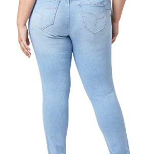 YMI Women’s Mid Rise Skinny Jeans, Wannabettabutt, Sustainably Made, Zip Fly, 3-Button, Fitted, Trendy, Butt-Lifting Stretchy Denim, Mid Waisted Jean, Full Length