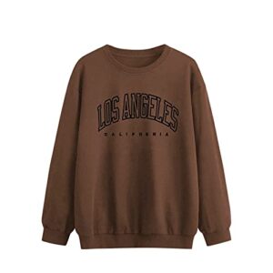 aniwood crewneck sweatshirts for teen girls vintage women graphic crewneck sweatshirt y2k e girl aesthetic vintage printed 90s streetwear casual long sleeve tops pullover