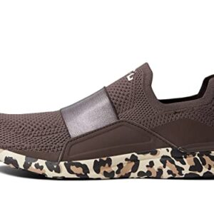Athletic Propulsion Labs APL Women's Techloom Bliss Shoes, Chocolate/Leopard, 6