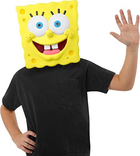 Rubie's Child's SpongeBob SquarePants Plastic Mask, As Shown, One Size