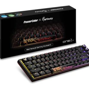 PowerColor USB-C x Ducky One 2 SF RGB Mechanical Keyboard with Kailh Brown Switches