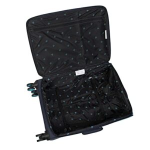 it luggage Duo-Tone 27" Softside Checked 8 Wheel Spinner, Capri Breeze/Dress Blues