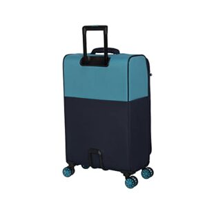 it luggage Duo-Tone 27" Softside Checked 8 Wheel Spinner, Capri Breeze/Dress Blues