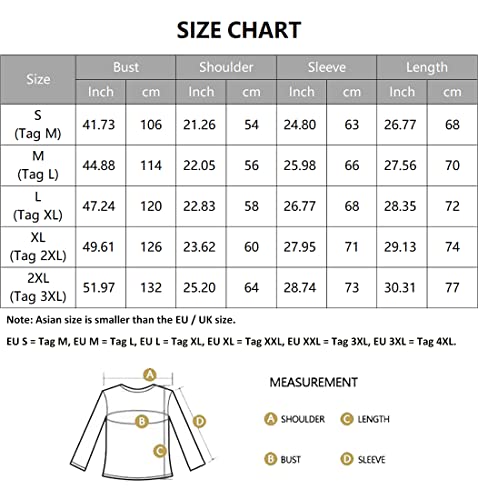 WINKEEY Unisex Lucky Me I See Ghosts Crewneck Sweatshirt Hip Pop Long Sleeve Pullover Tops for Men (M,Khaki)