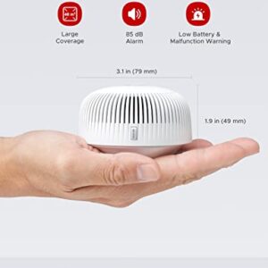 X-Sense Smart Smoke Detector Fire Alarm with Advanced Photoelectric Sensor, Replaceable Battery, Wi-Fi Smoke Detector (Battery Included), App Notifications, XS03-WX