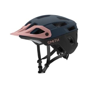 smith optics engage mips mountain cycling helmet - matte french navy/black/rock salt, small