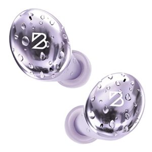 tempo 30 lavender wireless earbuds for small ears, purple bluetooth earbuds for small earbuds for small ear canals, wireless bluetooth headphones for women, iphone and android earphones with mic