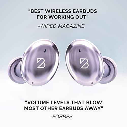 Tempo 30 Lavender Wireless Earbuds for Small Ears, Purple Bluetooth Earbuds for Small Earbuds for Small Ear Canals, Wireless Bluetooth Headphones for Women, iPhone and Android Earphones with Mic