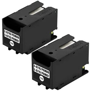 2x t6715 t6716 ink maintenance box remanufactured for workforce pro et-8700 wf-c5790 wf-m5799 wf-c529r wf-c579r wf-m5299 wf-m5799 wf-c5790 wf4834 wf4830 wf4 wf4 wf4 wf4 wf4 wf4830 wf4 wf3820 wf4734