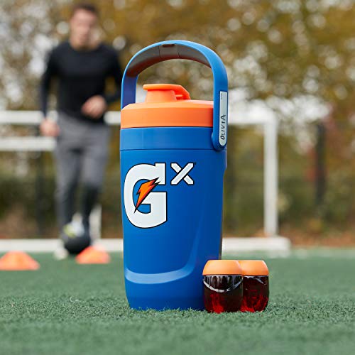 Gatorade Gx Performance Jug, 64oz, Leakproof, Non Slip Grip, Great for Athletes, Neon Yellow