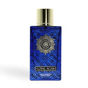 luxodor loyal agar- woody ambery unisex perfum | perfum for men & women | floral, fruity, musky & earthy notes | extrait de parfum-2.70 oz