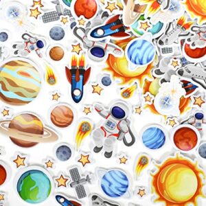 ready 2 learn foam stickers - space - pack of 152 - self-adhesive stickers for kids - 3d puffy planet stickers for laptops, party favors and crafts