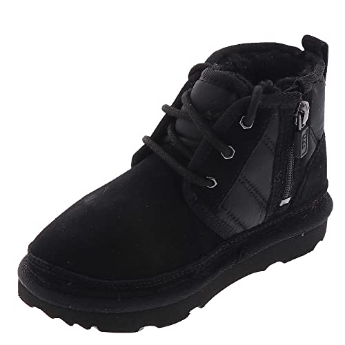 UGG Boy's T Neumel II LTA Chukka Boot, Black, 7 Toddler