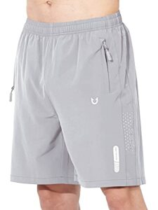 northyard men's athletic hiking shorts quick dry workout shorts 7"/ 9"/ 5" lightweight sports gym running shorts basketball exercise grey s