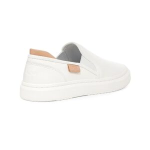 UGG Women's Alameda Slip ON Sneaker, Bright White Leather, 8