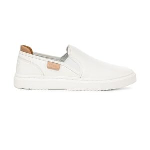 UGG Women's Alameda Slip ON Sneaker, Bright White Leather, 9