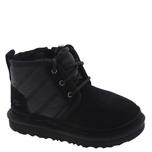 UGG Boy's T Neumel II LTA Chukka Boot, Black, 7 Toddler