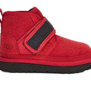 UGG Boy's T Neumel Snapback Chukka Boot, Samba RED, 10 Toddler