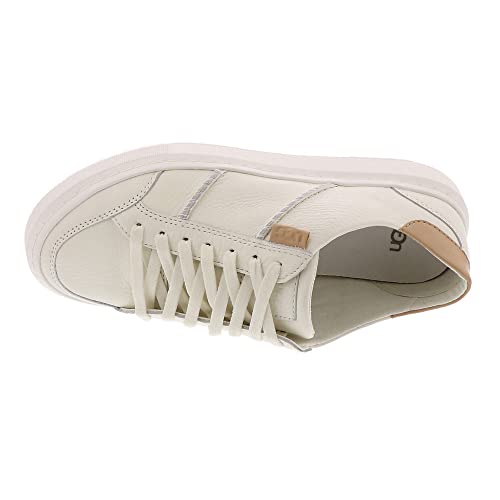 UGG Women's Alameda LACE Sneaker, Bright White, 8.5