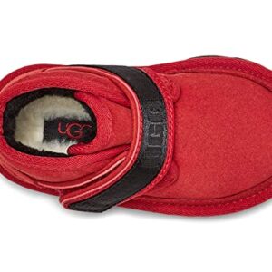 UGG Boy's T Neumel Snapback Chukka Boot, Samba RED, 10 Toddler