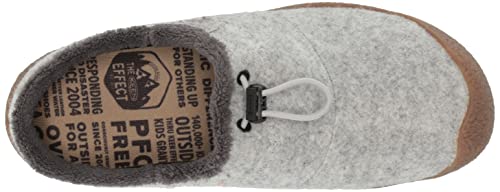 KEEN Women's Howser 3 Slide Comfy Durable Slippers, Light Gray Wool/Vapor, 7