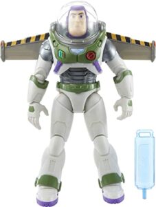 disney and pixar lightyear 12-in action figure with vapor effect & sounds, buzz lightyear jetpack liftoff toy