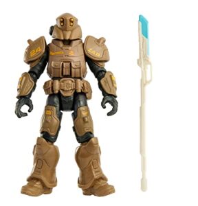 mattel lightyear toys zap commander marquam action figure, 12 points of articulation & accessory, 5-in scale