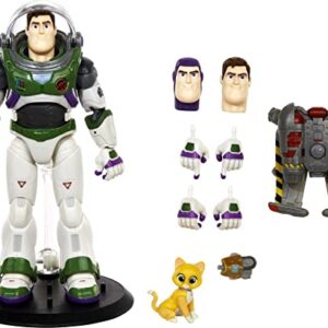 Disney Pixar Lightyear Pixar Spotlight Series Buzz Lightyear Collectible 7 Inch Scale Figure, 32 Articulations, 3 Expressions, Sox, Jetpack 6 Years & Up