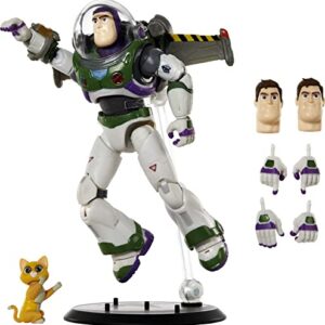 Disney Pixar Lightyear Pixar Spotlight Series Buzz Lightyear Collectible 7 Inch Scale Figure, 32 Articulations, 3 Expressions, Sox, Jetpack 6 Years & Up