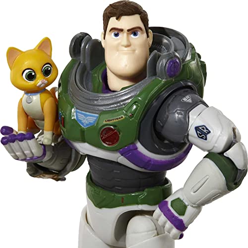 Disney Pixar Lightyear Pixar Spotlight Series Buzz Lightyear Collectible 7 Inch Scale Figure, 32 Articulations, 3 Expressions, Sox, Jetpack 6 Years & Up