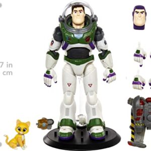 Disney Pixar Lightyear Pixar Spotlight Series Buzz Lightyear Collectible 7 Inch Scale Figure, 32 Articulations, 3 Expressions, Sox, Jetpack 6 Years & Up