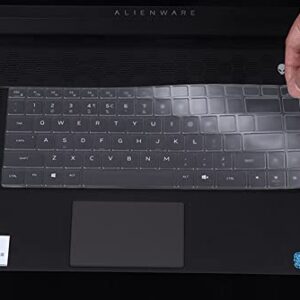 Keyboard Cover Skin for Dell Alienware m17 R5, Alienware m15 R7, Alienware M16 R1, Alienware x15 R1 R2 15.6" & x17 R1 R2 17.3", Alienware m15 R5 R6 R7 15.6", Dell G16 7630 7620 Gaming Laptop, TPU