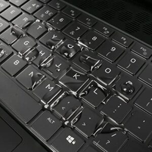 Keyboard Cover Skin for Dell Alienware m17 R5, Alienware m15 R7, Alienware M16 R1, Alienware x15 R1 R2 15.6" & x17 R1 R2 17.3", Alienware m15 R5 R6 R7 15.6", Dell G16 7630 7620 Gaming Laptop, TPU