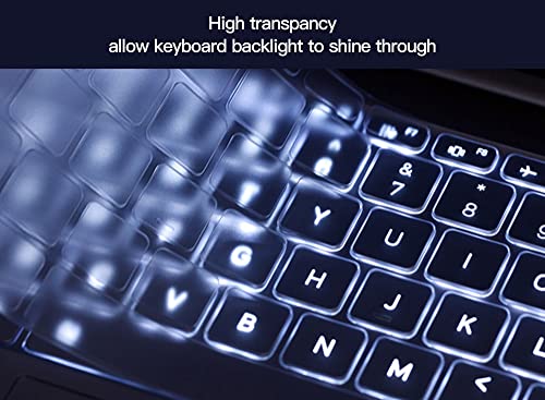 Keyboard Cover Skin for Dell Alienware m17 R5, Alienware m15 R7, Alienware M16 R1, Alienware x15 R1 R2 15.6" & x17 R1 R2 17.3", Alienware m15 R5 R6 R7 15.6", Dell G16 7630 7620 Gaming Laptop, TPU