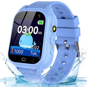 kids smart watch for boys kids game watches with 26 games touch screen kids waterproof watch kids digital watch with camera pedometer video mp3 alarm... gift for 3-12 year old boys toys for kids