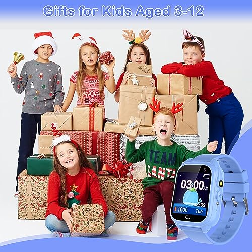 Kids Smart Watch for Boys Kids Game Watches with 26 Games Touch Screen Kids Waterproof Watch Kids Digital Watch with Camera Pedometer Video MP3 Alarm... Gift for 3-12 Year Old Boys Toys for Kids