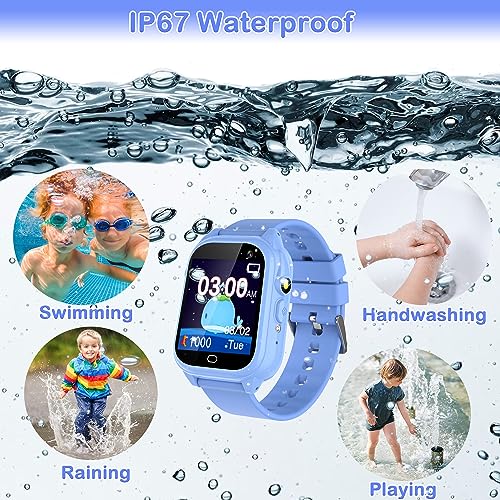 Kids Smart Watch for Boys Kids Game Watches with 26 Games Touch Screen Kids Waterproof Watch Kids Digital Watch with Camera Pedometer Video MP3 Alarm... Gift for 3-12 Year Old Boys Toys for Kids